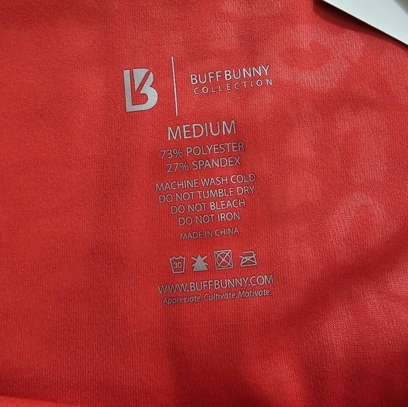 COPY - Buffbunny NWT Red Rebel Legging Medium Elysium Fabric - Picture 5 of 5